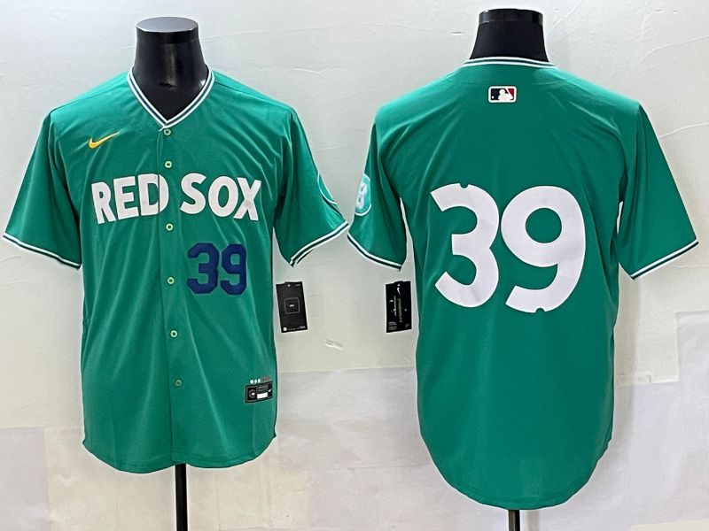 Men 2025 Boston Red Sox #39 No Name Dark Green Joint Name Nike MLB Jersey style 3->boston red sox->MLB Jersey